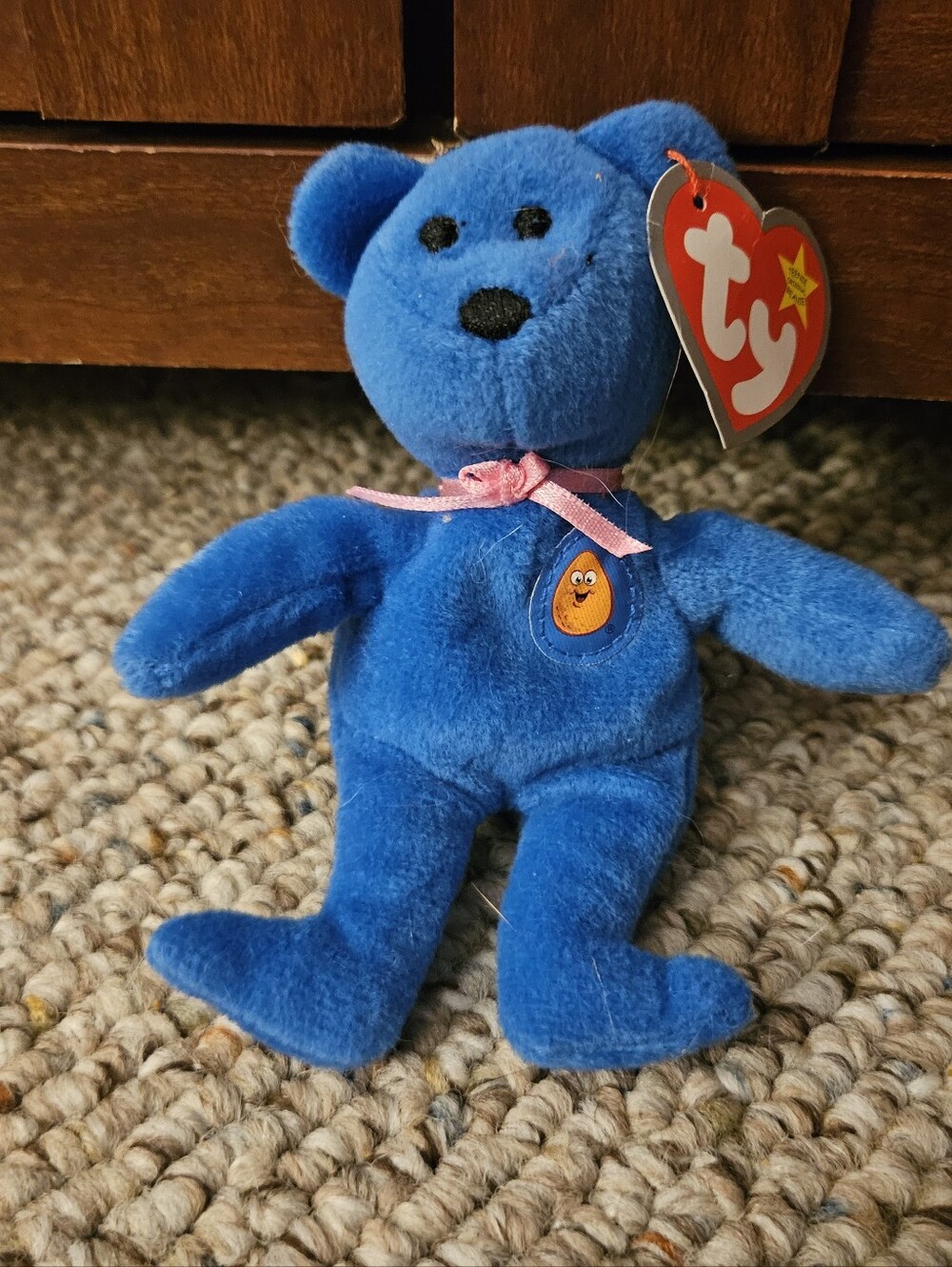 McDonalds Ty Teenie Beanie McNuggets Blue Bear